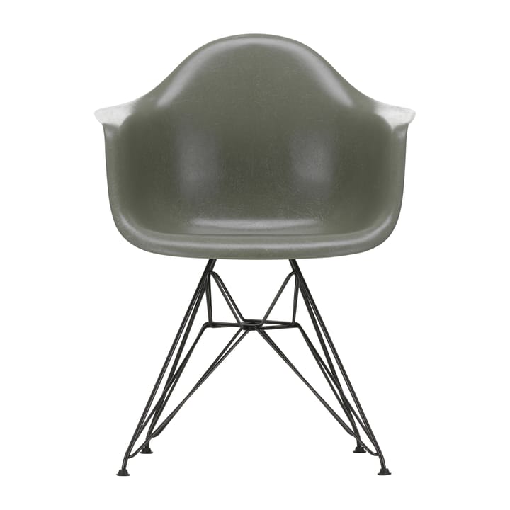 Eames fiberglass armchair DAR armlenestol - Raw umber-Basic dark - Vitra