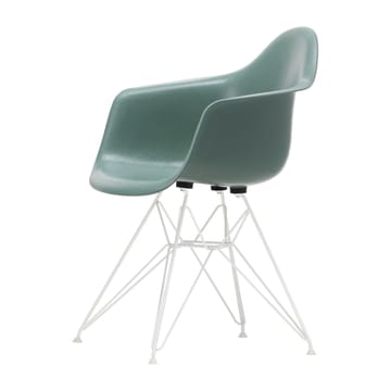 Eames fiberglass armchair DAR armlenestol - Sea foam green-White - Vitra