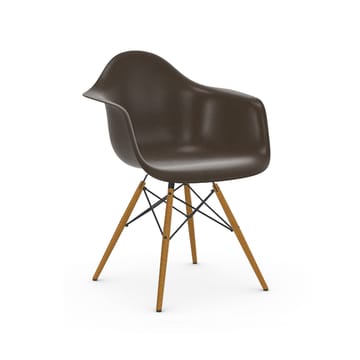 Eames Fiberglass Armchair DAW armlenestol - elephant hide grå, askben - Vitra