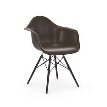 Eames Fiberglass Armchair DAW armlenestol - Elephant hide grey-black maple - Vitra