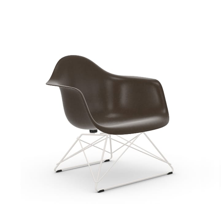 Eames fiberglass armchair LAR lenestol - Elephant hide grey-White - Vitra