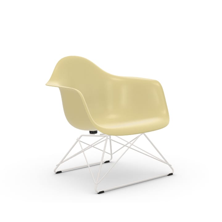 Eames fiberglass armchair LAR lenestol - Parchment-White - Vitra