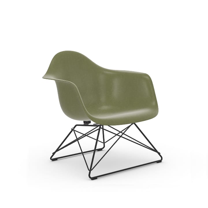 Eames fiberglass armchair LAR lenestol - Sea foam green-Black - Vitra