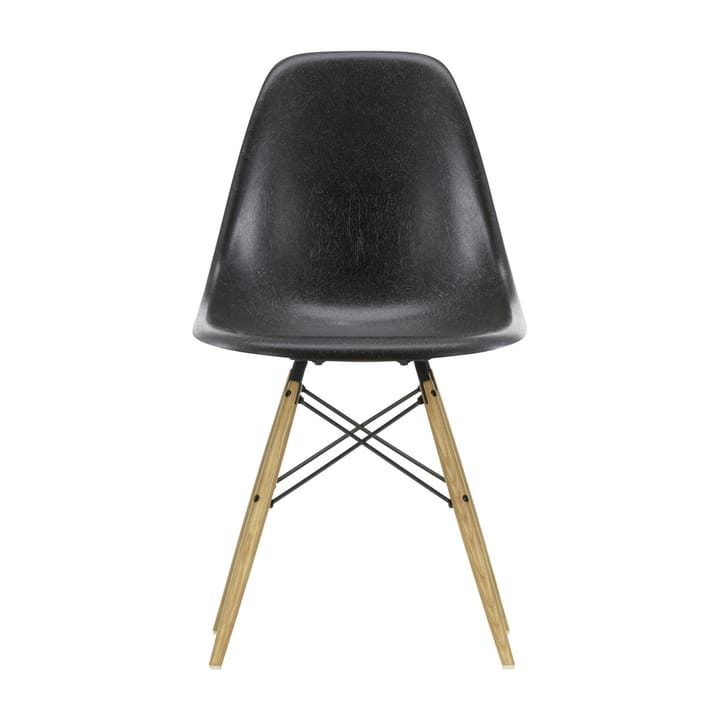 Eames Fiberglass Chairs DSW stol - elephant hide grå, askben - Vitra