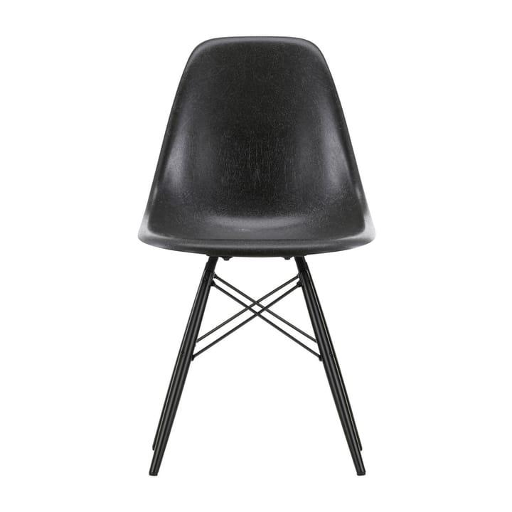 Eames Fiberglass Chairs DSW stol - Elephant hide grå-darkmaple - Vitra