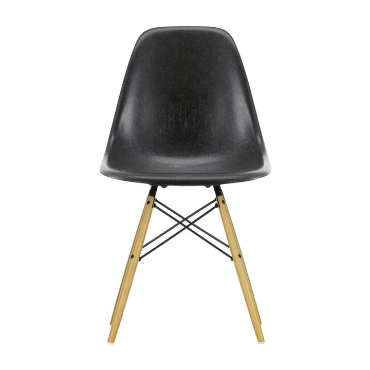 Eames Fiberglass Chairs DSW stol - elephant hide grey, lønnben - Vitra