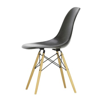 Eames Fiberglass Chairs DSW stol - elephant hide grey, lønnben - Vitra