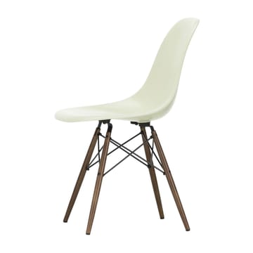 Eames Fiberglass Chairs DSW stol - parchment, brunbeiset lønnben - Vitra
