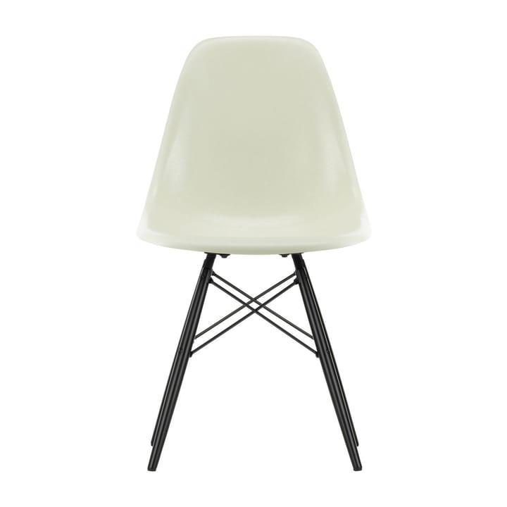 Eames Fiberglass Chairs DSW stol - Parchment-svartebeiset lønnben - Vitra