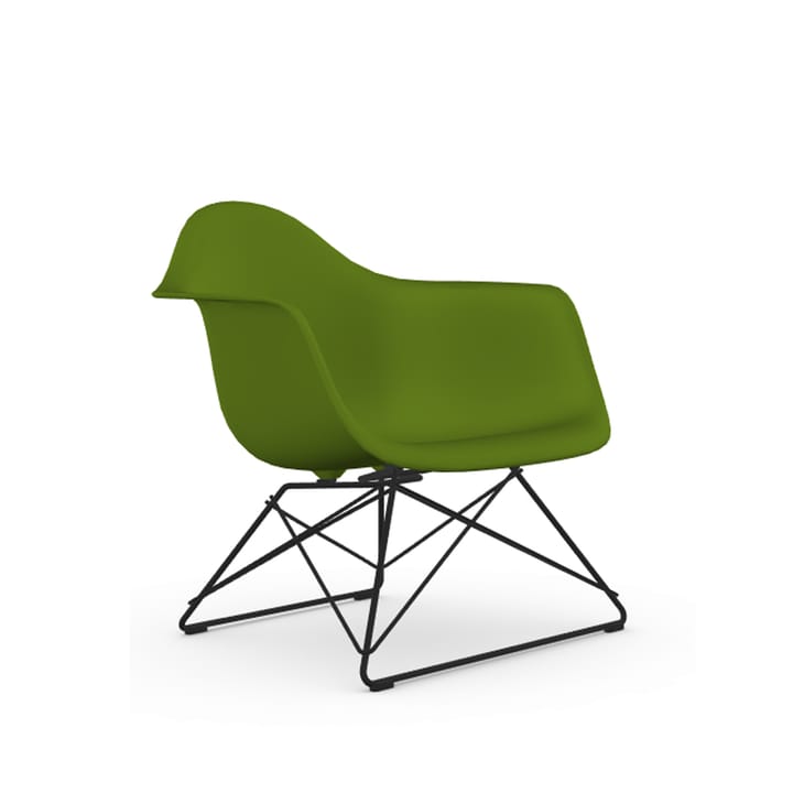Eames plastic armchair LAR lenestol - Forest-Black - Vitra