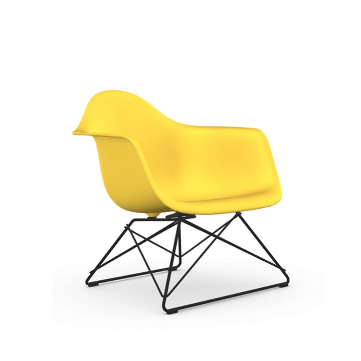Eames plastic armchair LAR lenestol - Sunlight-Black - Vitra