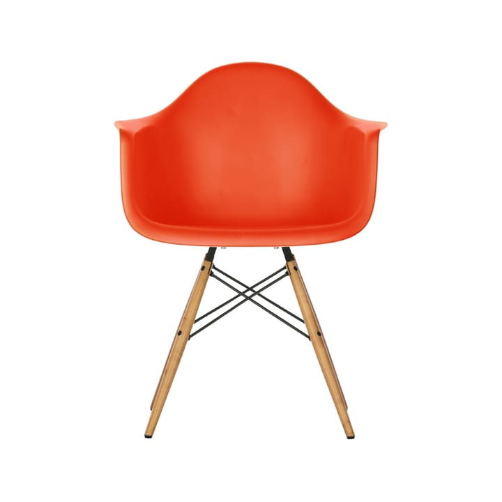 Eames Plastic Armchair RE DAW stol - 03 poppy red-ask - Vitra