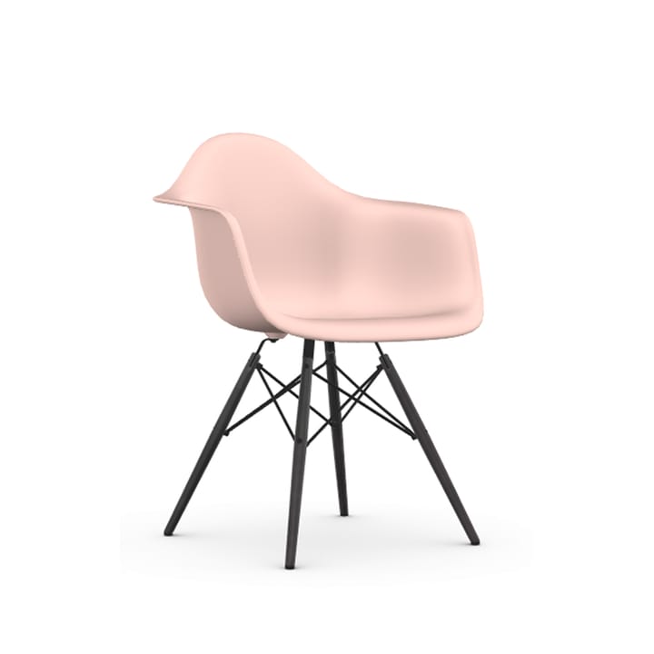Eames Plastic Armchair RE DAW stol - 41 pale rose-black lønn - Vitra