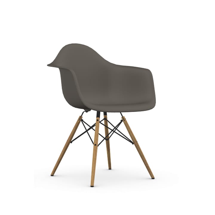 Eames Plastic Armchair RE DAW stol - 56 granite grey-ask - Vitra