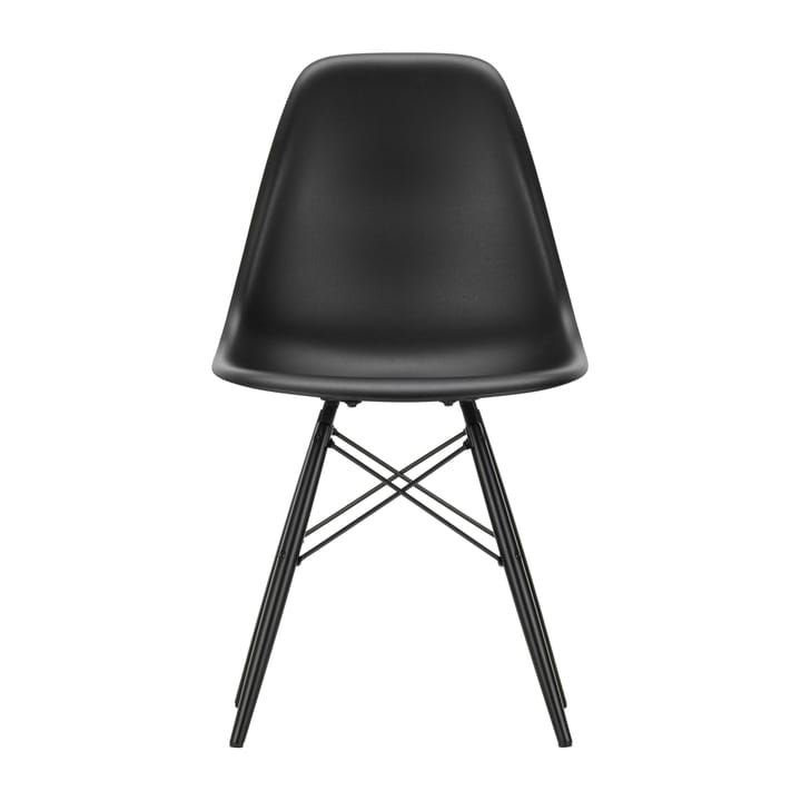 Eames Plastic Side Chair RE DSW stol - 12 deep black-black lønn - Vitra