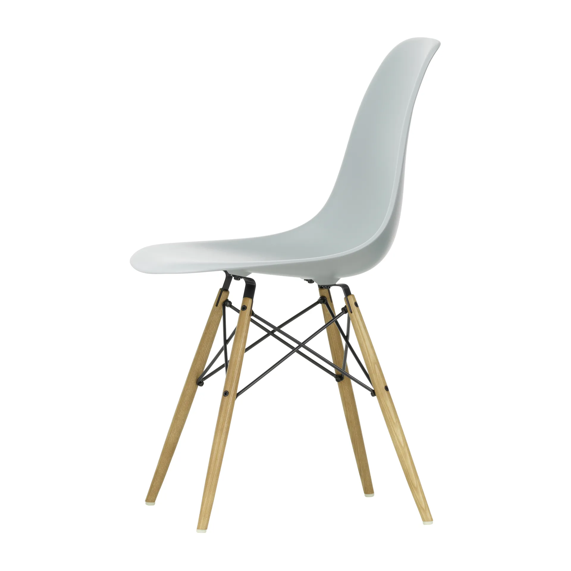 Eames Plastic Side Chair RE DSW stol, 24 light grey-ask Vitra