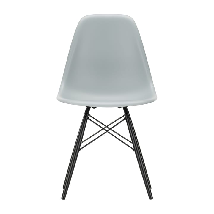Eames Plastic Side Chair RE DSW stol - 24 light grey-black lønn - Vitra