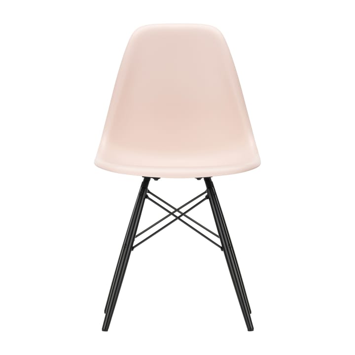 Eames Plastic Side Chair RE DSW stol - 41 pale rose-black lønn - Vitra
