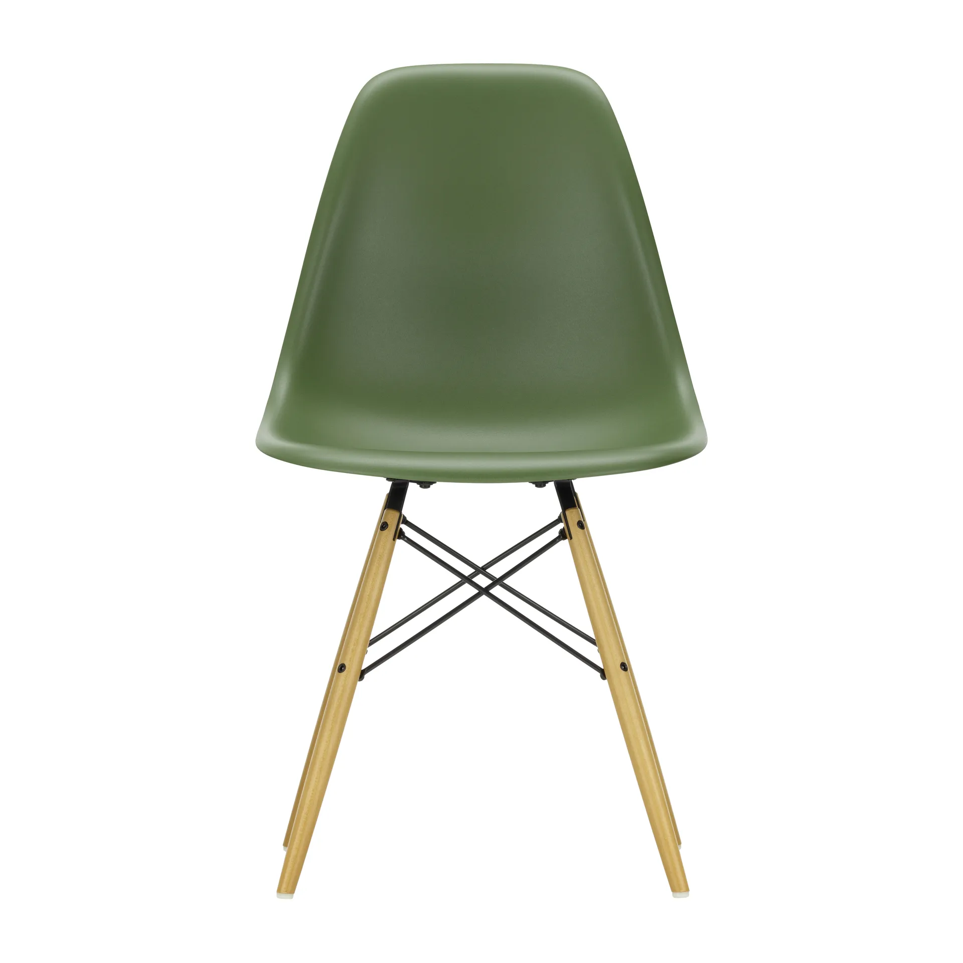 Eames Plastic Side Chair RE DSW stol, 48 forest-golden lønn Vitra