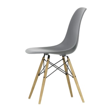 Eames Plastic Side Chair RE DSW stol - 56 granite grey-ask - Vitra