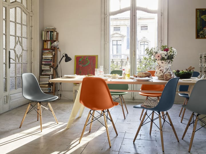 Eames Plastic Side Chair RE DSW stol, 83 sea blue-ask Vitra