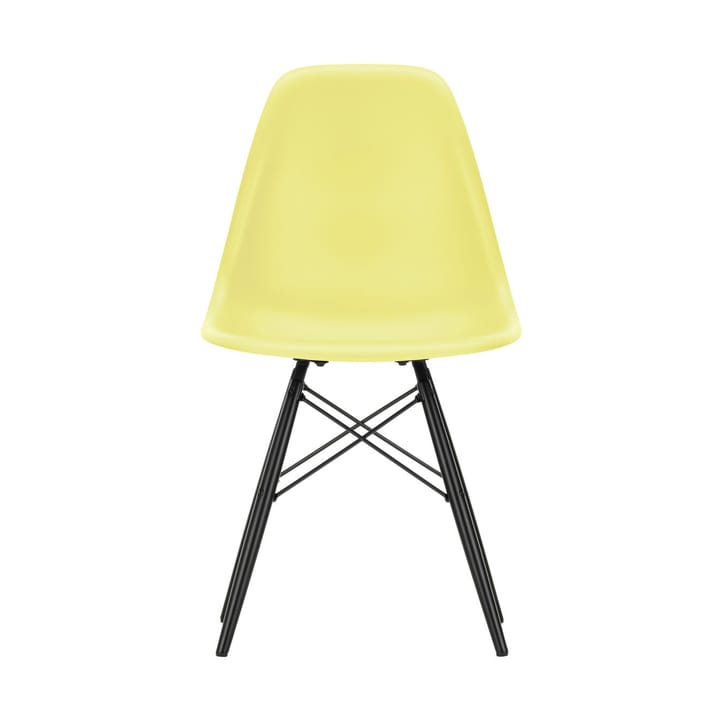 Eames Plastic Side Chair RE DSW stol - 92 sitron-black maple - Vitra