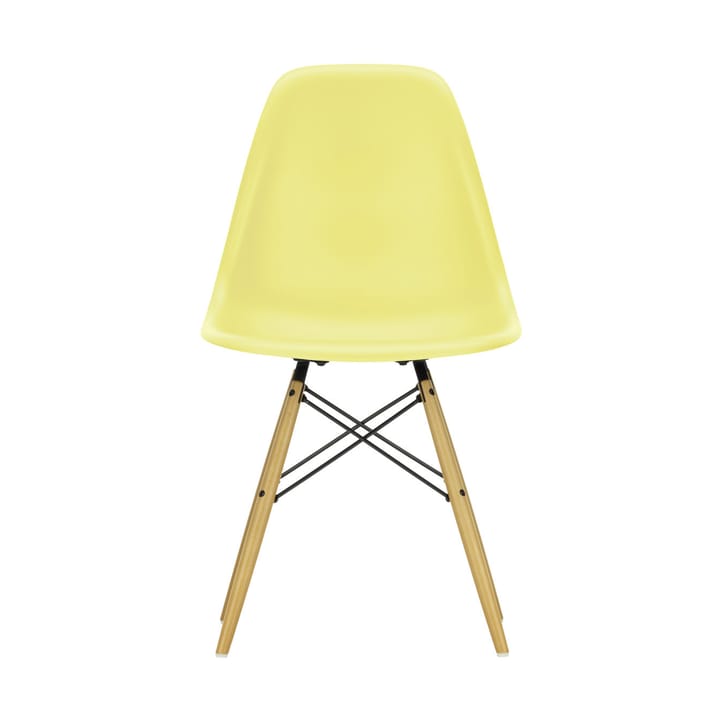 Eames Plastic Side Chair RE DSW stol - 92 sitron-golden maple - Vitra