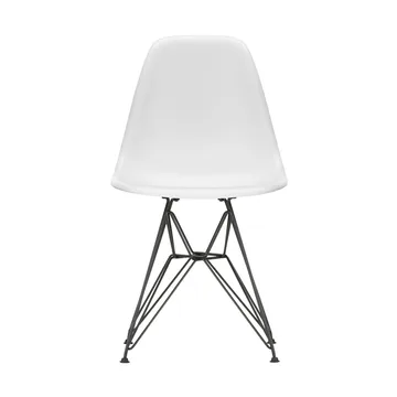 Eames Plastic Side Chair RE DSW stol - White-basic dark - Vitra