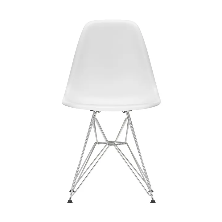 Eames Plastic Side Chair RE DSW stol - White-chrome - Vitra
