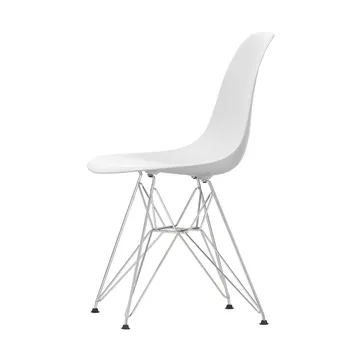 Eames Plastic Side Chair RE DSW stol - White-chrome - Vitra