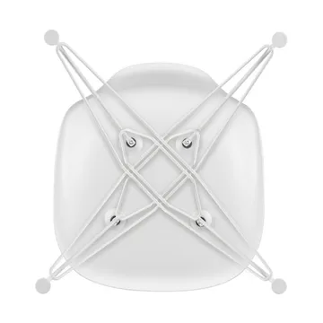 Eames Plastic Side Chair RE DSW stol - White-white - Vitra