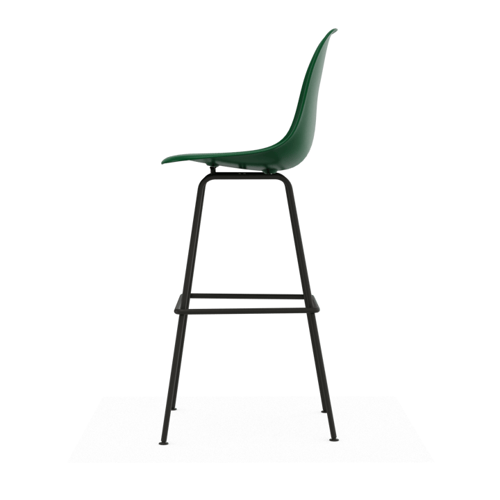 Eames Plastic Stool RE barstol, High Emerald green-black Vitra