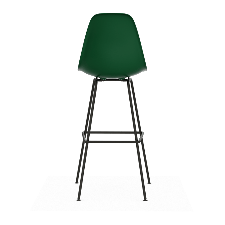Eames Plastic Stool RE barstol, High Emerald green-black Vitra