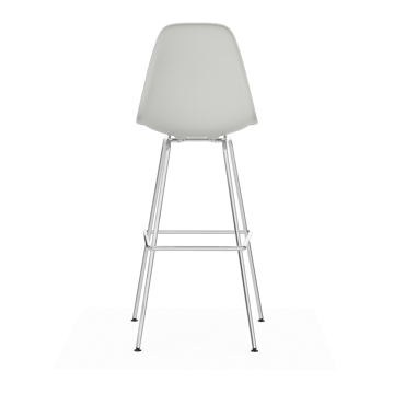 Eames Plastic Stool RE barstol - High White-chrome - Vitra