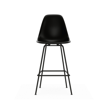 Eames Plastic Stool RE barstol - Medium Black-black - Vitra