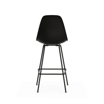 Eames Plastic Stool RE barstol - Medium Black-black - Vitra