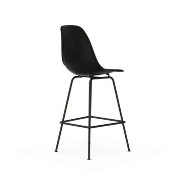 Eames Plastic Stool RE barstol - Medium Black-black - Vitra
