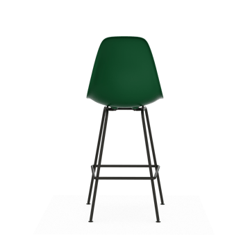 Eames Plastic Stool RE barstol - Medium Emerald green-black - Vitra