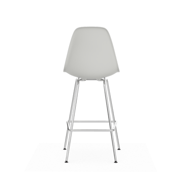 Eames Plastic Stool RE barstol - Medium White-chrome - Vitra