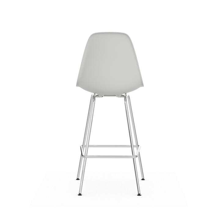 Eames Plastic Stool RE barstol, Medium White-chrome Vitra