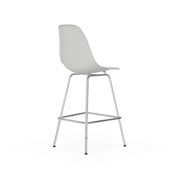 Eames Plastic Stool RE barstol - Medium White-chrome - Vitra