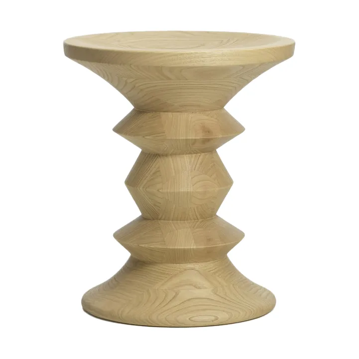 Eames Stool rund krakk modell A, Natural kastanje, Ø33x38 cm Vitra