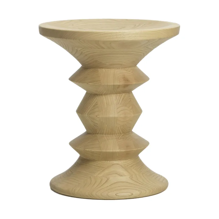 Eames Stool rund krakk modell A - Natural kastanje, Ø33x38 cm - Vitra