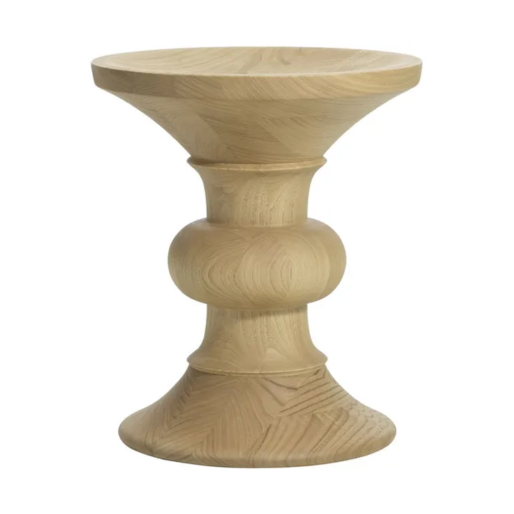 Eames Stool rund krakk modell B - Natural chestnut, Ø33x38 cm - Vitra