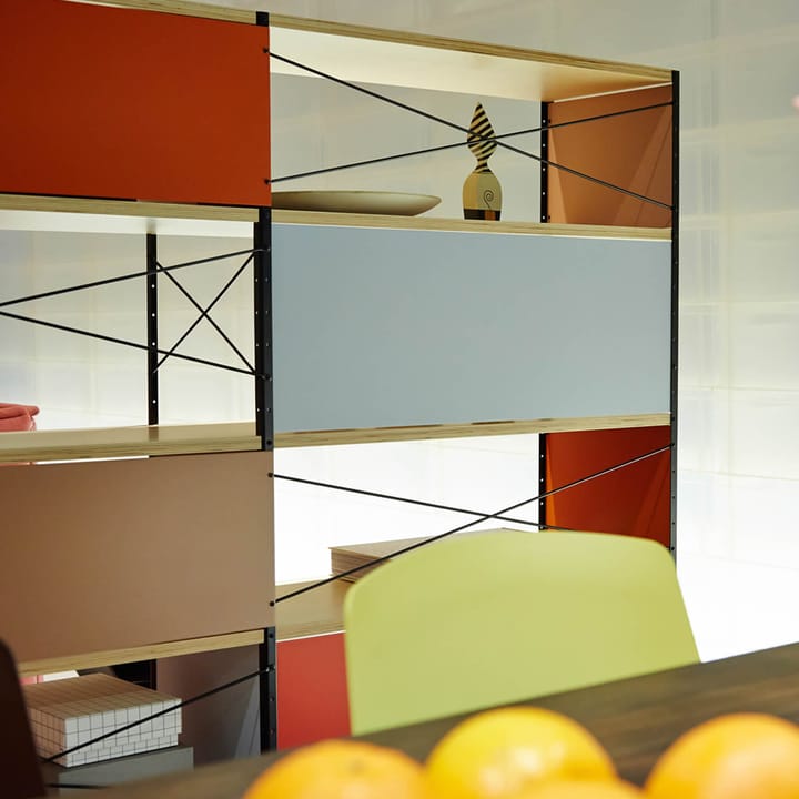 Eames storage unit ESU hylle, Multi-1 hu-Svart ram Vitra