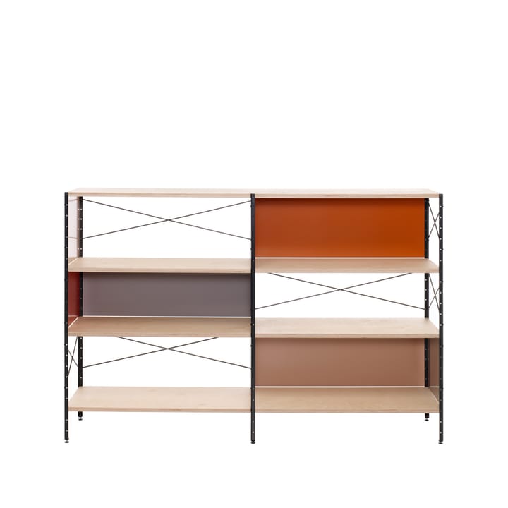 Eames storage unit ESU hylle - Multi-3 hu-Svart ram - Vitra