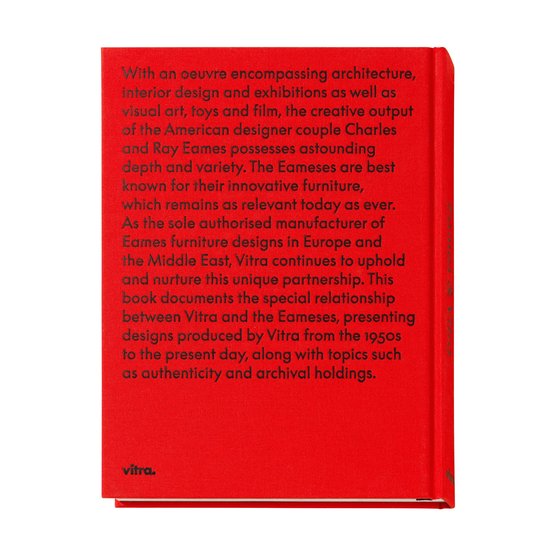 Eames & Vitra bok, Engelsk tekst Vitra