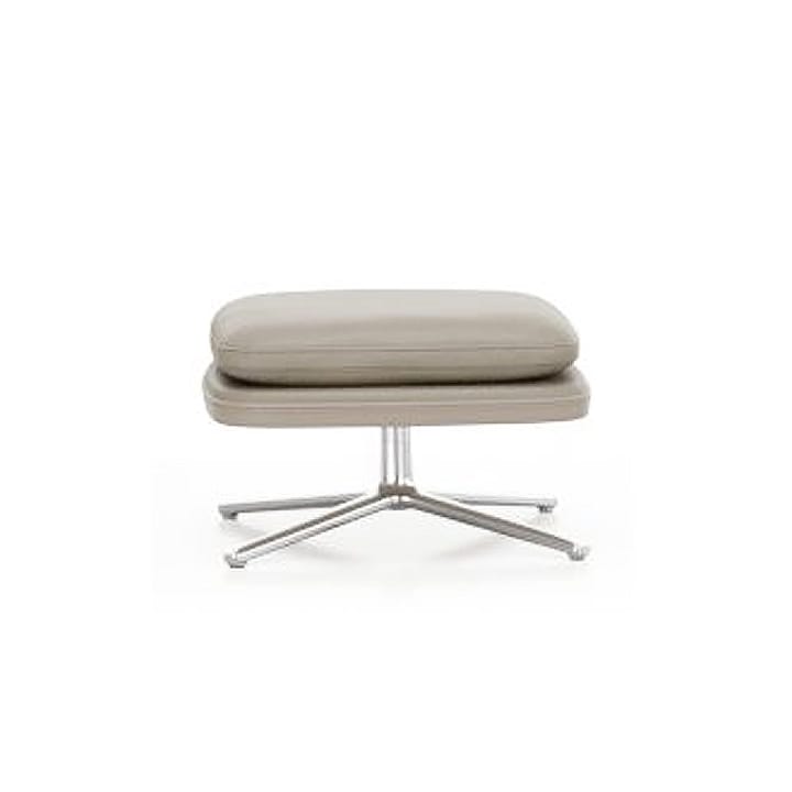 Grand Relax fotskammel Leather premium F - 71 sand-aluminium - Vitra
