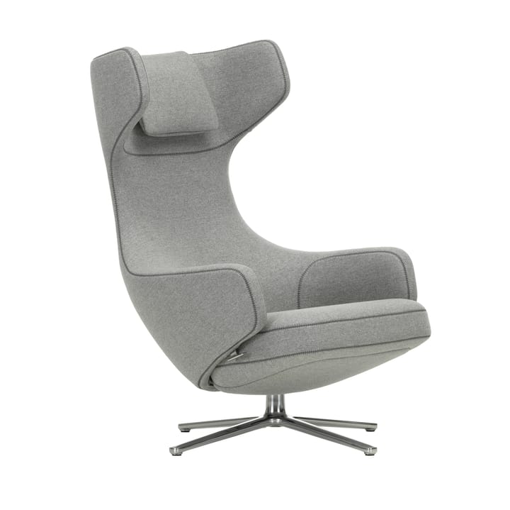 Grand repos lenestol aluminiumsramme - Cosy 2 pebble grey - Vitra