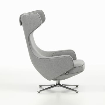 Grand repos lenestol aluminiumsramme - Cosy 2 pebble grey - Vitra